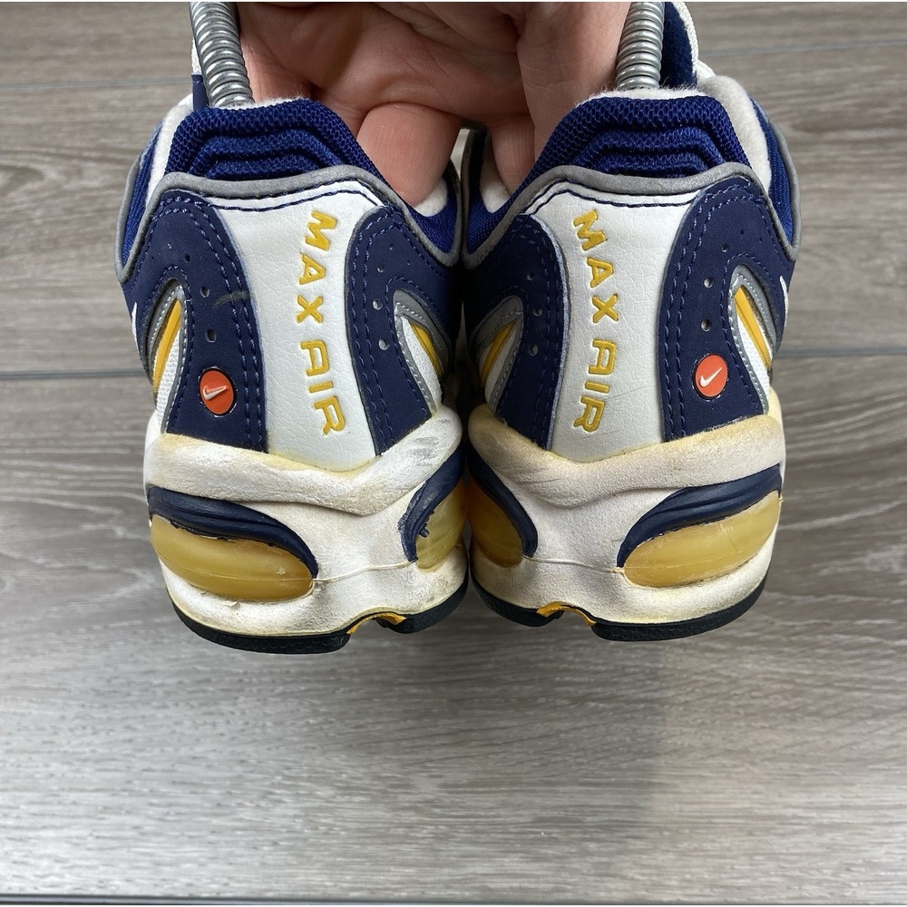Nike Air Max Men's Vtg Running Shoes Blue Yellow White 605118-181 Y2K 8.5 - Picture 4 of 11